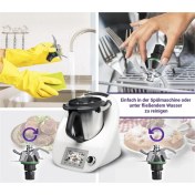 Resim Blueleskyy Vorwerk Thermomix Tm5 Tm6 Mutfak Robotu Aksesuarları Paslanmaz Çelik Bıçak Başlığı Parçaları Için Yedek Bıçak (Yurt Dışından) 