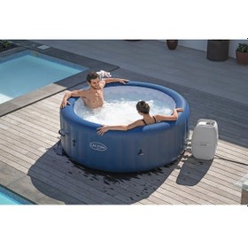 Resim Lay-z-spa 60029 Milan Smart Airjet Plus Şişme Spa Havuzu, Mobil Uygulama Kontrollü, 4-6 Kişilik Mavi 