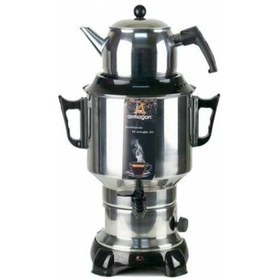 Resim LUX Armağan 6 Litre Demlikli Çay Makinesi & Çay Otomatı & Semaver 