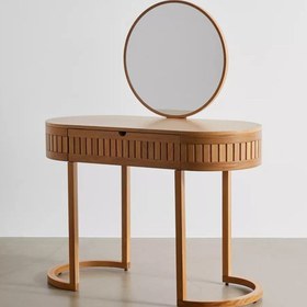 Resim Amber Makyaj Masası - Amerikan Meşe 