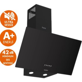 Resim Ferre Silentart&fryart Muca Sessiz Vitro. Elektrikli Siyah Ankastre Set (D086-SA + MS261 + QEP64CS) 