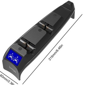 Resim Ps5 Slim İçin Çift Hızlı Şarj Beşiği Dock İstasyonu Playstation 