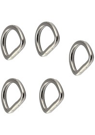 Resim Suntek 5 Adet Metal D Halkaları Hamak 3,5mmx2,68cmx2,35cm 