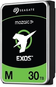Resim Seagate Exos M 30TB Kurumsal Dahili Sabit Disk HDD - 3,5" 6GB/s SATA 7200RPM 2,5M MTBF (ST30000NM004K) 