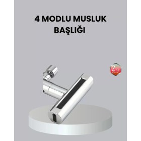 Resim Midas Toptan Home Abs Pirinç Alaşımlı Musluk Başlığı 4 Modlu 360° Dönebilen ve Ekonomik 