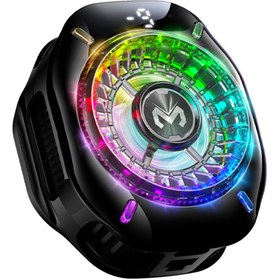 Resim EİMA CX-10 RGB Işıklı Manyetik Telefon Soğutucu Fan | MagSafe Oyun Cooler 
