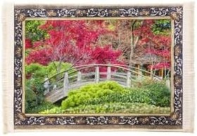 Resim Colorix Carpet Manzara Resmi Resimli Duvar Halısı Saçaklı No: 7 50x70 Cm 