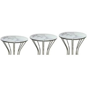 Resim Brc Zigon Kum Saat Model Beyaz Mermer Temper Cam Transmisyon Meta 