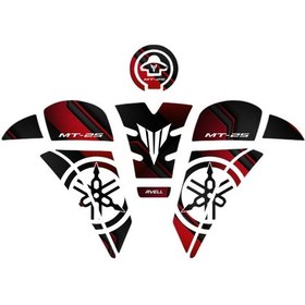Resim Rvell Yamaha Mt25 2020-2024 Uyumlu Tank Pad Set 002 1.Resim 
