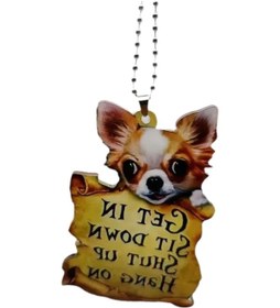 Resim Suntek Yavru Köpek Süsleme El Sanatları Dikiz Aynası 