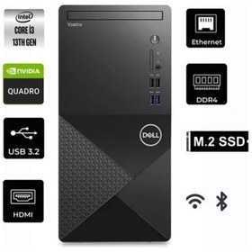 Resim Dell Vostro 3020 N2042VDT3020MTU-146 i3-13100 64 GB 512 GB SSD T1000 W11P Masaüstü Bilgisayar 