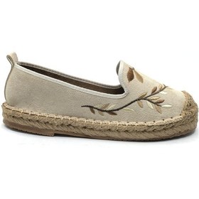 Resim Feles Espadril Kadın Babet Ayakkabı Ten Rengi 
