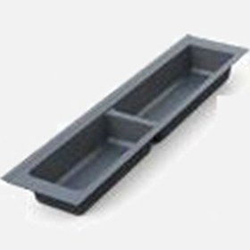 Resim Adilon Kaşıklık 107 mm Çift Bölme Antrasit 