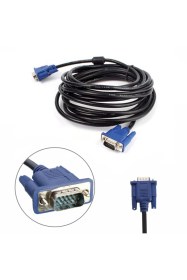 Resim 10 Metre 10m Vga Kablosu Ekran Lcd Monitör Projeksiyon Görüntü Bağlantı Kablosu Çift Filtreli Cabble 001 