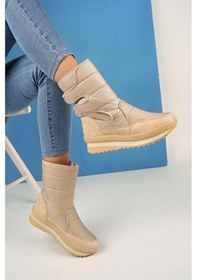 Resim Muggo Felya İçi Kürklü Cırtlı Kadın Yağmur ve Kar Botu 001 