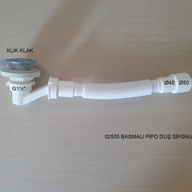 Resim Adell Pipo Gövdeli Duş Sifonu Basmalı 