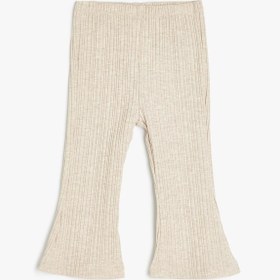 Resim Kız Bebek Beli Lastikli Ribanalı Basic Tayt 