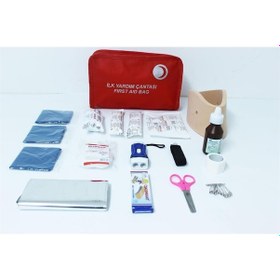 Resim Ilk Yardım Çantası Içi Full Dolu 