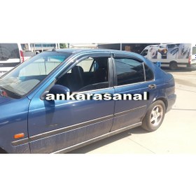 Resim Honda Euro Civic Mügen Cam Rüzgarlığı Sedan 1996-2001 Arası 4 Lü N11.15923 