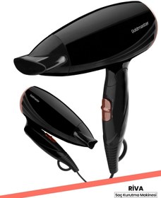 Resim GoldMaster Riva 1600 Watt Dc Motor 2 Kademeli Isı Ayarlı Katlanabilir Saç Kurutma Makinesi 