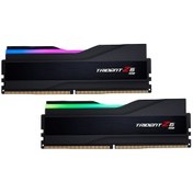 Resim GSKILL Trident Z5 RGB Siyah DDR5-5600Mhz CL36 64GB (2X32GB) F5-5600J3636D32GX2-TZ5RK GSkill