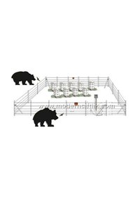 Resim 400 Ile 1600 M² Arası Arıcı Elektirikli Çit Sistemi 