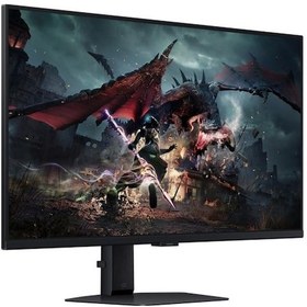 Resim Samsung Uyumlu Odyssey G5 LS32DG500EUXUF 32" 1 Ms 2k Pivot Ips 180 Hz Oyuncu Monitörü (Teşhir) 