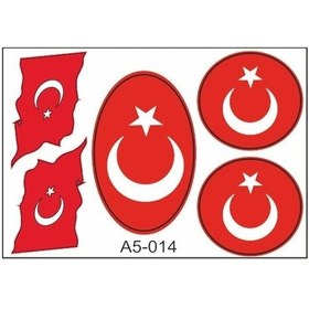 Resim A5 Sticker 023 Tek Paket Çoklu Sticker Çok Renkli 