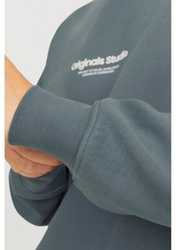Resim Jack & Jones Erkek Sweat 12241694 Koyu Gri Koyu Gri 