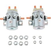 Resim Suntek 2x 200 A 24 V 6 Terminal Sürekli Görev Solenoid Rölesi Vinç Motoru 