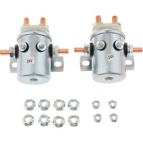 Resim Suntek 2x 200 A 24 V 6 Terminal Sürekli Görev Solenoid Rölesi Vinç Motoru 