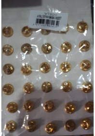 Resim Yaka Rozeti Türk Bayrağı 2 Cm Çap Yuvarlak 