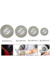 Resim Depomega 8 Parça Elmas Testere Ahşap Cam Plastik Gravür Dremel Uç Set 