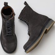 Resim Bueno Shoes Gri Süet Kadın Düz Bot 01wt3100 