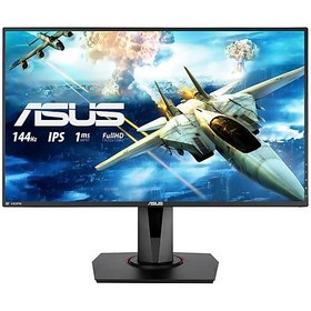 Resim ASUS VG279Q 27 GAMING IPS FREESYNC 1920x1080 1MS(MPRT) 144HZ DP HDMI DVI MM VESA 3YIL PIVOT.EYECARE. FLICKER-FREE.DUSUK MAVI ISIK 
