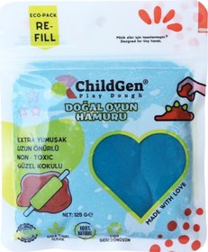 Resim ChildGen 125gr Kartuş Oyun Hamuru - Mavi 