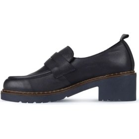 Resim Bueno Shoes Lacivert Deri Kadın Loafer 01WZ4404 