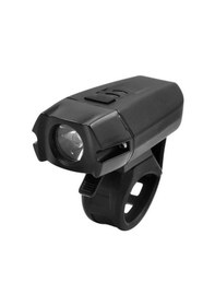 Resim Bisiklet Ön Far Siyah Usb Şarjlı 400 Lümen, Beyaz Led Modlu, Bisiklet Aydınlatma Siyah 