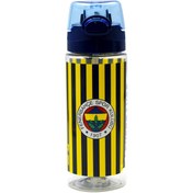 Resim Fenerbahçe Çubuk Desenli Plastik Matara 500 ml Lacivert (24791) 