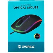 Resim EVEREST SM-166 USB IŞIKLI OPTİK MOUSE 