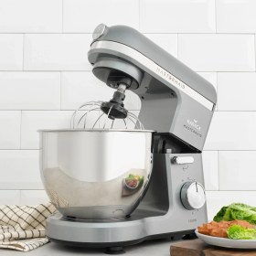 Resim Karaca 6 Kademeli Hız Ayarlı Mastermaid Chef Stand Mikser Hamur Yoğurma Makinesi 1500 W 5 Lt Kapasite, Onerous Mutfak Tartısı Hediye 
