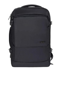 Resim Sırt Çantası Genişletilebilir 15.6" Inç Laptop Bölmeli Usb Aparatlı Siyah 