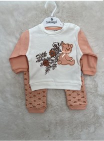 Resim Fiyonklu Ayı Patiksiz Takım somon 