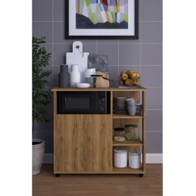 Resim Moka Park AVM Bozlale Mikrodalga Fırın Dolabı Çok Amaçlı Dolap 