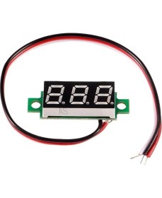 Resim Tunelkom 0-100V Mini Voltmetre Mavi 