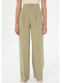 Resim U.s. Polo Assn. Kadın Açık Haki Pantolon Kanvas-chino 50290906-vr183 Açık Haki 