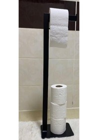 Resim Sağlam Siyah Şık Tasarım Wece Kağıtlığı Biriktirmeli Kare Döküm A 