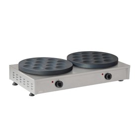 Resim Omake PNK04.E21 Teflon 14 Bölmeli Çiftli Pankek Makinesi, Elektrikli 