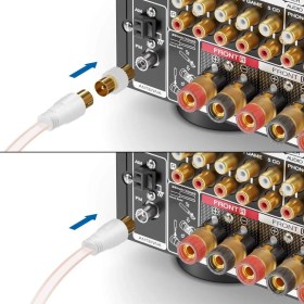 Resim IRENIS Tuner, Müzik Sistemi için FM Radyo Anteni Seti (erkek/dişi) 