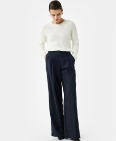 Resim Koton Uzun Kollu Bisiklet Yaka Triko Basic Kazak Ekru 6wak90025ht Ekru 